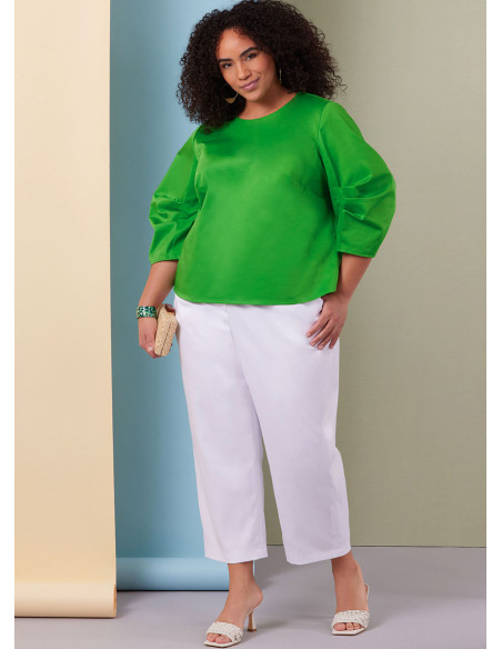 Molde de blusa - Butterick 7002