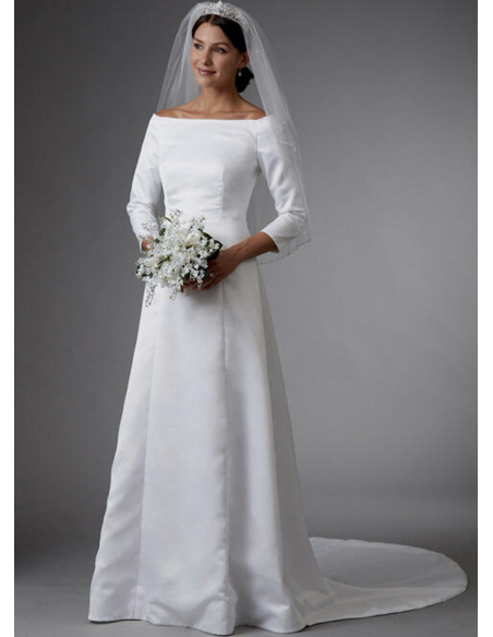 Molde de vestido de noiva - Butterick 6639