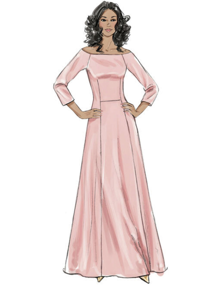 Molde de vestido de noiva - Butterick 6639