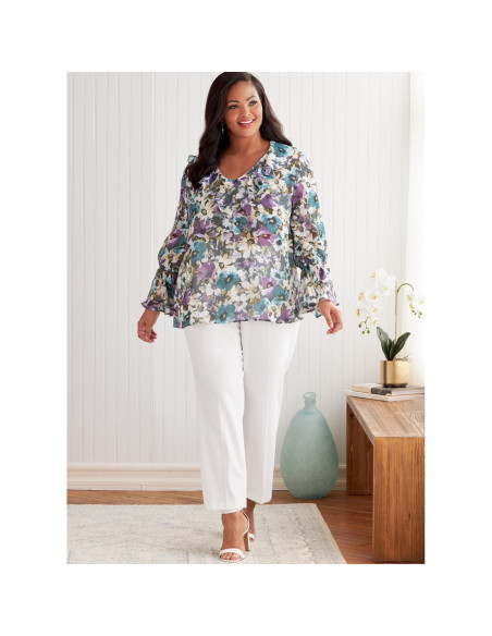 Molde de blusa - Butterick 6814