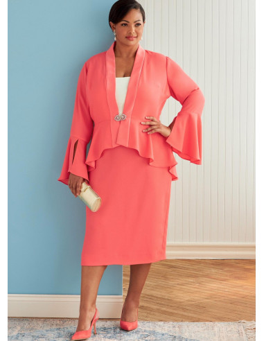 Molde de casaco e saia - Butterick 6821