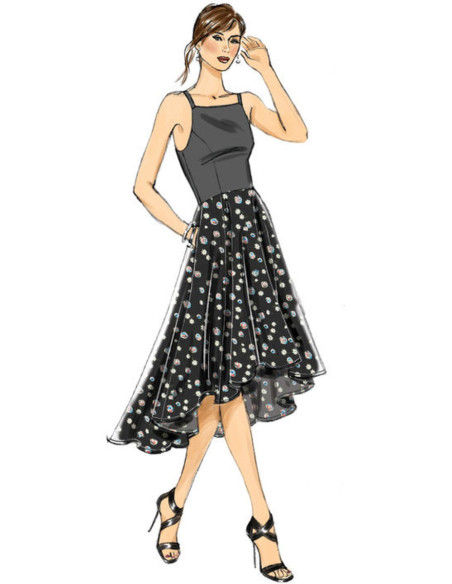 Molde de vestido - Vogue 9252