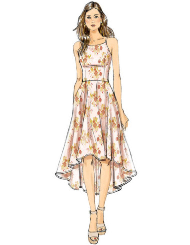 Molde de vestido - Vogue 9252