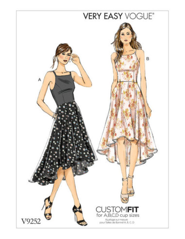Molde de vestido - Vogue 9252