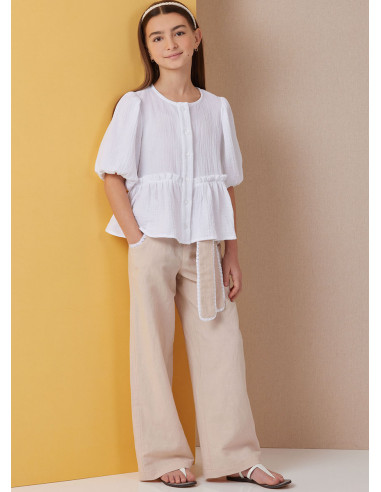Molde de blusa - Butterick 7034