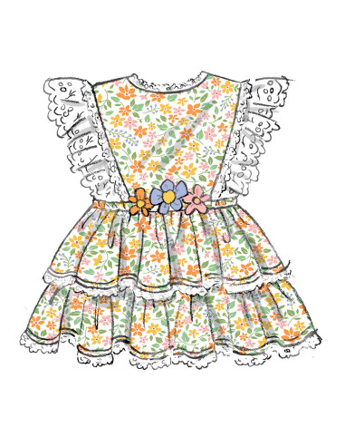 Molde de macacão - Butterick 7031