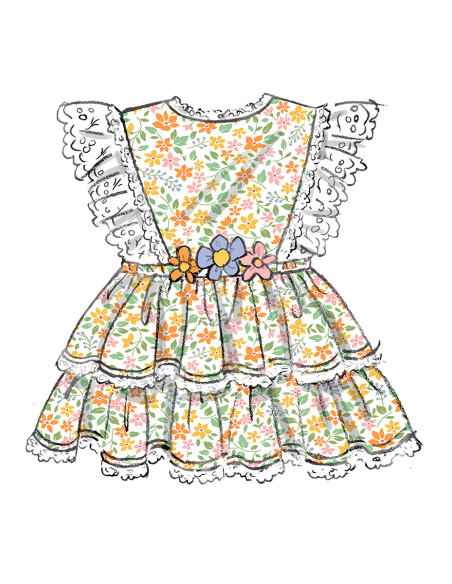 Molde de macacão - Butterick 7031