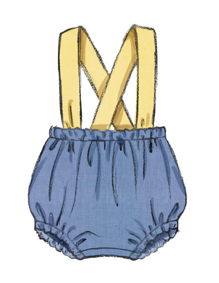 Molde de macacão - Butterick 7031