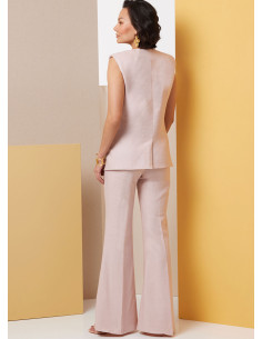 Molde de colete - Butterick 7027 2