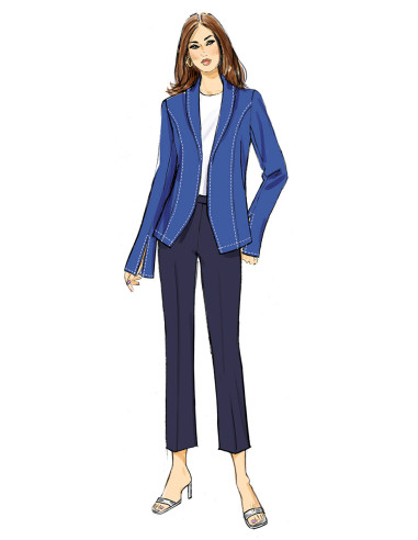 Molde de casaco - Butterick 7026
