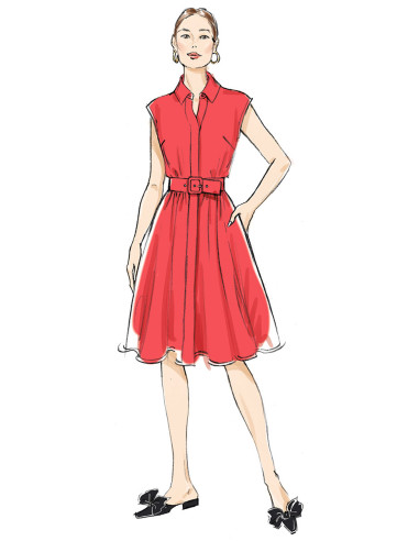 Molde de vestido - Butterick 7021
