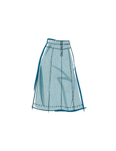 Molde de saia - McCall's 8390 2