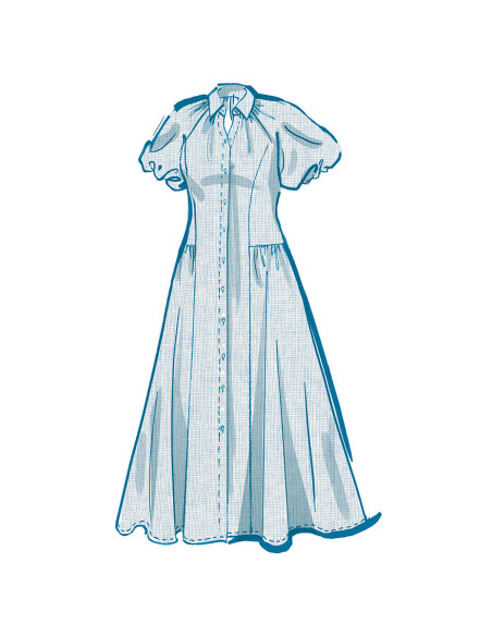 Molde de vestido chemise - McCall's 8385