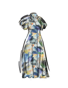 Molde de vestido chemise - McCall's 8385 2