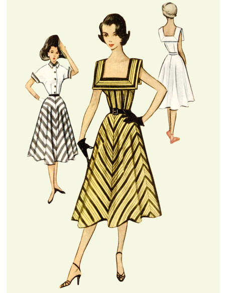 Molde de vestido e casaco - McCall's 8357