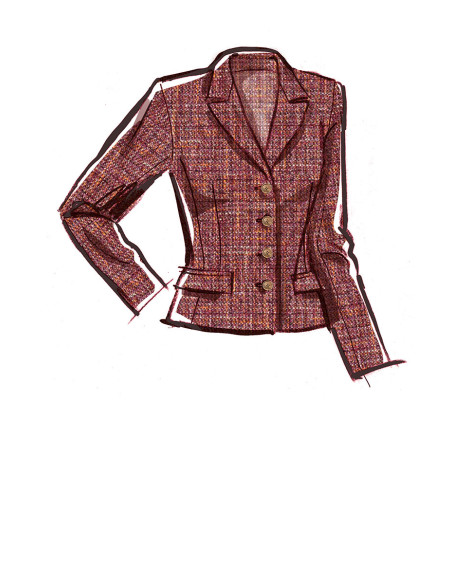 Molde de blazer e colete - McCall's 8350
