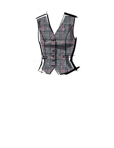 Molde de blazer e colete - McCall's 8350