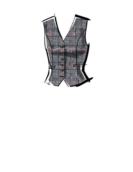 Molde de blazer e colete - McCall's 8350