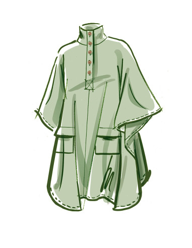 Padrão de poncho - McCall's 8347