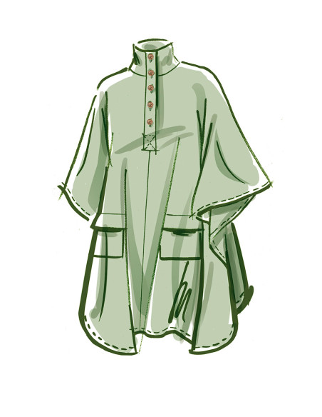 Padrão de poncho - McCall's 8347