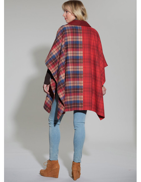 Padrão de poncho - McCall's 8347