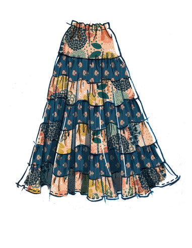 Molde de saias - McCall's 8326