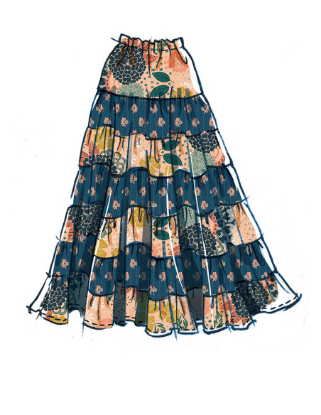 Molde de saias - McCall's 8326