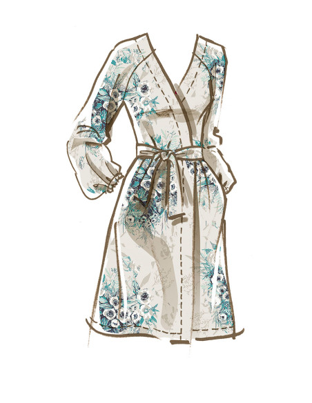 Molde de macacão, combinação e vestido - McCall's 8261