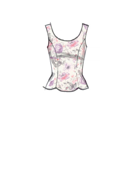 Padrão de blusas - McCall's 8255