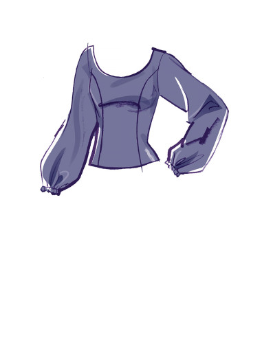Padrão de blusas - McCall's 8255