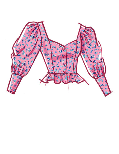 Molde de blusas - McCall's 8181