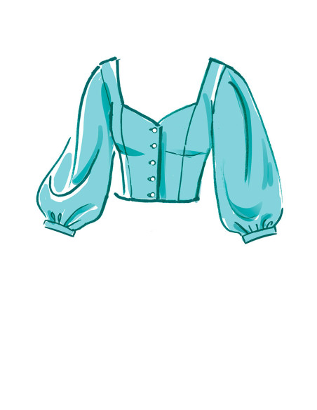 Molde de blusas - McCall's 8181