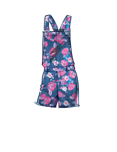 Padrão de jeans e jardineiras - McCall's 8162