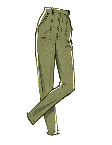 Padrão de jeans e jardineiras - McCall's 8162