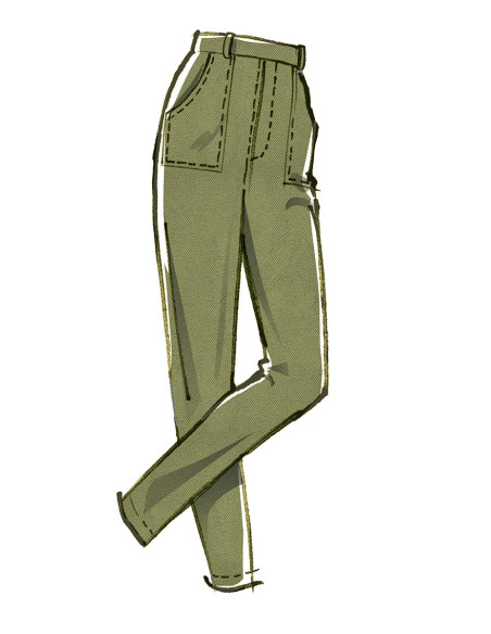 Padrão de jeans e jardineiras - McCall's 8162