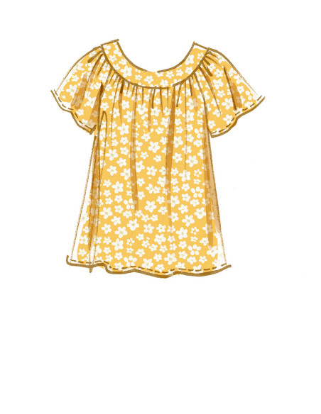 Padrão de blusas, vestidos, shorts e calças - McCall's 8158