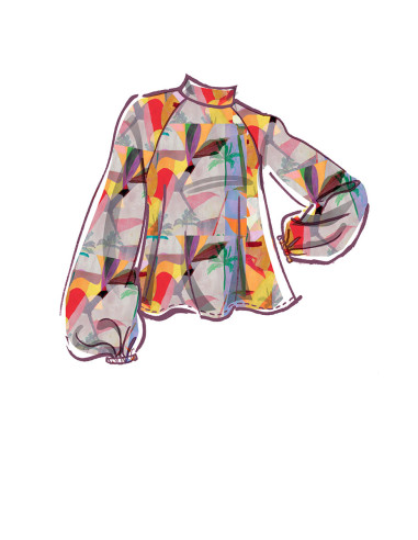Molde de blusas - McCall's 8147