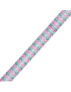 Viés padrão espinha de peixe - Rosa, cáqui e azul 2