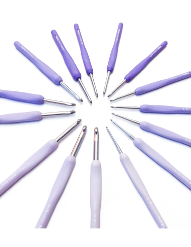 Agulha de Crochê Softgrip Etimo Murasaki Tulip