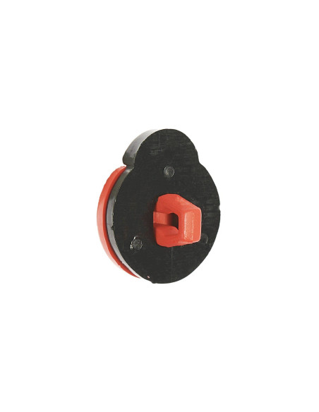 Cartão de 4 botões joaninha - Vermelho 13 x 15 mm