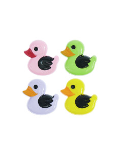 Cartela de 4 botões de patos - Multicolorido 18 x 19 mm 2