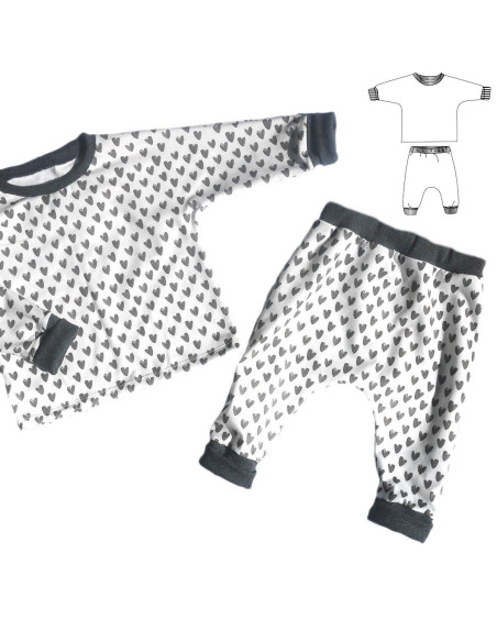 Padrão de pijama e jogging Cordoba - Ikatee