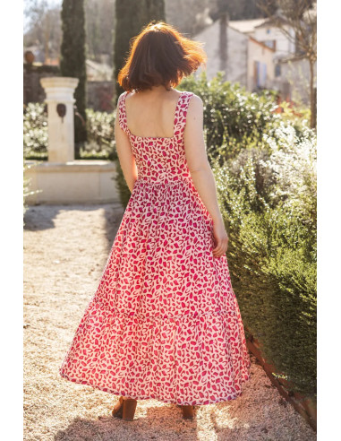 Tecido viscose Bagheera Vermelho Granada - Églantine & Zoé