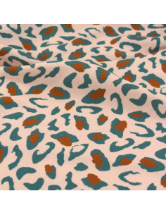Tecido viscose Bagheera Verde Eucalipto - Églantine & Zoé