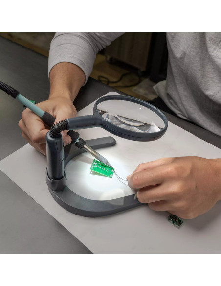 Lâmpada lupa de mesa ultra luminosa Carson Optical
