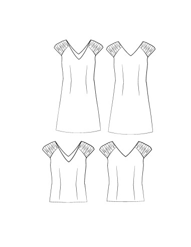 Molde de vestido Pétula - Maison Fauve