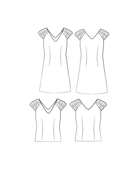 Molde de vestido Pétula - Maison Fauve