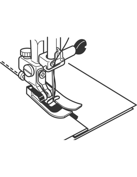 Pé de quilt, costura Janome