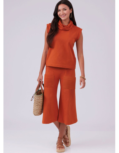 Molde de blusas e calças - McCall's 8456