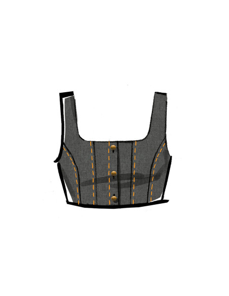 Molde de top - McCall's 8478